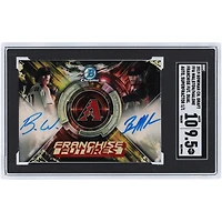 Blake Walston et Brennan Malone Arizona Diamondbacks Carte de recrue authentifiée 9,5/10 Bowman Chrome Draft Franchise Futures Superfractor 2019 #FFA-WMA #1/1 SGC