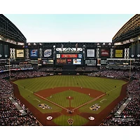 Photographie non signée de la vue générale du stade Chase Field des Diamondbacks l'Arizona