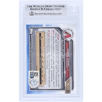 Corbin Carroll Arizona Diamondbacks Autographed 2019 Bowman Draft 1st Bowman #BD-125 Beckett Fanatics Witnessed Authenticated Card