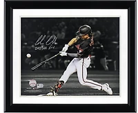 Corbin Carroll Arizona Diamondbacks Autographed 2023 National League Rookie of the Year 11" x 14" Hitting Spotlight Photograph with "2023 NL ROY" Inscription