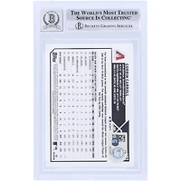 Corbin Carroll Arizona Diamondbacks Autographed 2023 Topps #401 Beckett Fanatics Witnessed Authenticated 10 Rookie Card