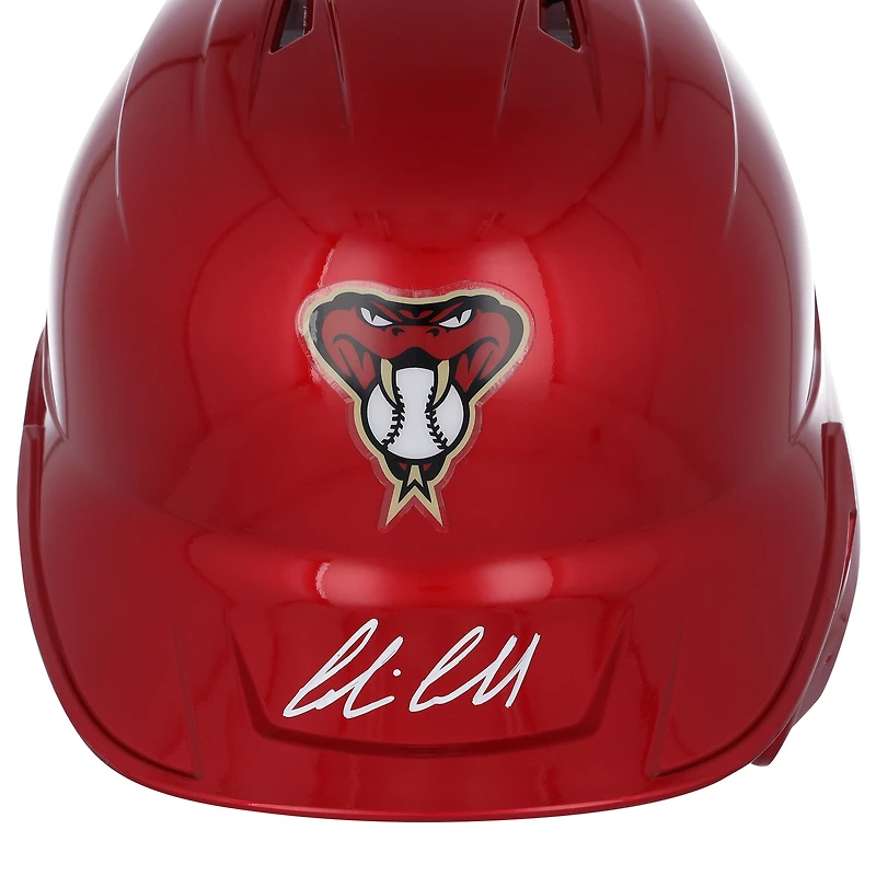Casque de frappeur Rawlings Mach Pro autographié par Corbin Carroll des Diamondbacks de l'Arizona - Exclusivité Fanatics