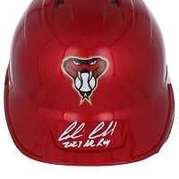 Casque de frappeur réplique chromé alternatif autographié par Corbin Carroll des Diamondbacks de l'Arizona avec inscription « 2023 NL ROY » - Exclusivité Fanatics