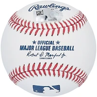 Balle de baseball autographiée par Corbin Carroll des Diamondbacks de l'Arizona avec l'inscription « 2023 ROY »