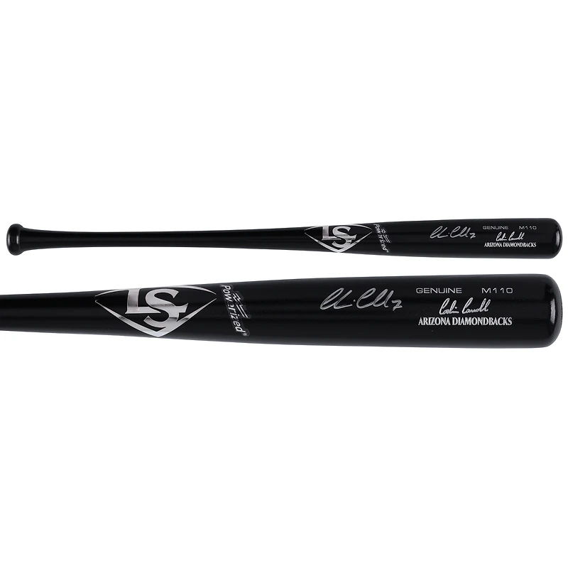 Corbin Carroll Arizona Diamondbacks Autographed Black Louisville Slugger Game Model Bat