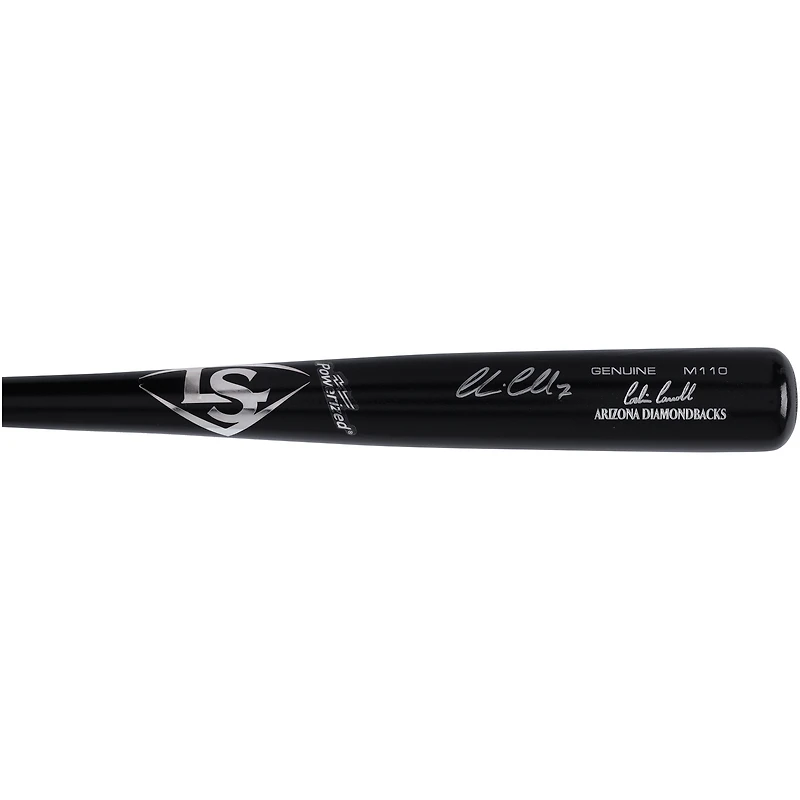 Corbin Carroll Arizona Diamondbacks Autographed Black Louisville Slugger Game Model Bat