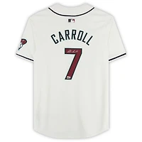 Corbin Carroll Arizona Diamondbacks Autographed White Nike Limited Jersey  