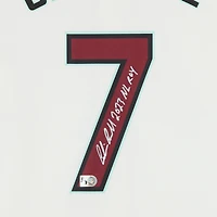 Corbin Carroll Arizona Diamondbacks Autographed White Nike Limited Jersey with "2023 NL ROY" Inscription