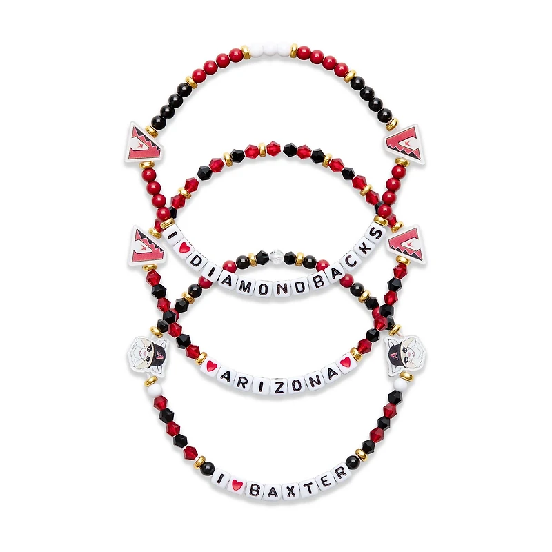 FOCO Arizona Diamondbacks 3-Pack Friendship Bracelet Set