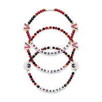 FOCO Arizona Diamondbacks 3-Pack Friendship Bracelet Set