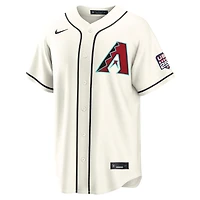 Fourth of July Men's Arizona Diamondbacks Corbin Carroll Nike Cream USA 250 Stadium Jersey