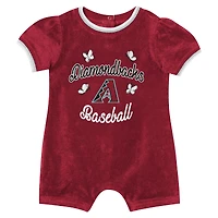 Combinaison à remontoir Outerstuff rouge Arizona Diamondbacks pour bébé fille