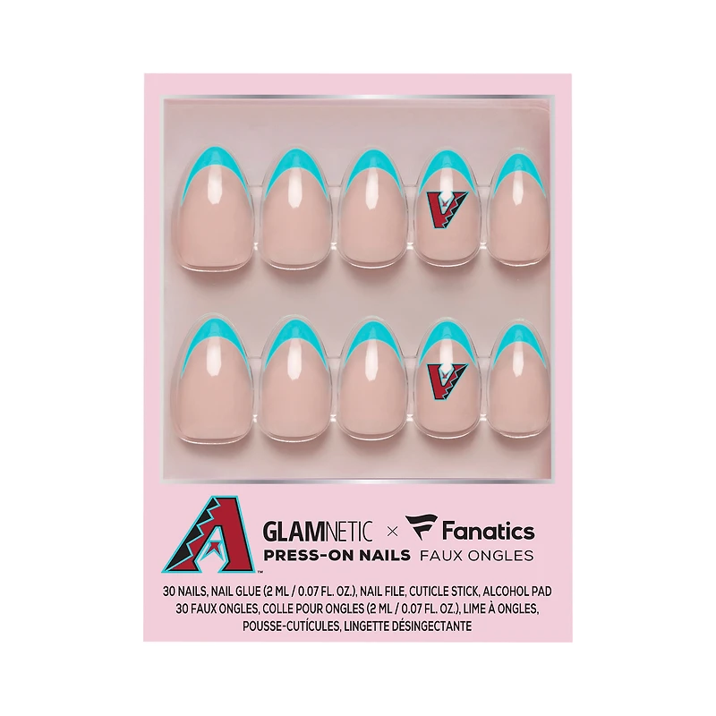 Kit de manucure Glamnetic x Fanatics Arizona Diamondbacks