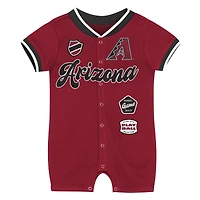 Infant Outerstuff Red Arizona Diamondbacks Pinch Coverall
