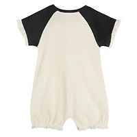Infant  White Arizona Diamondbacks Slide Run Raglan Coveralls