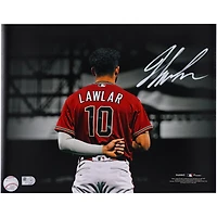 Photographie autographiée de Jordan Lawlar des Diamondbacks de l'Arizona, 11" x 14"