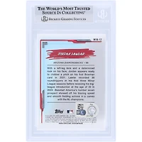 Jordan Lawlar Arizona Diamondbacks Autographié 2024 Bowman Chrome Mega Box 1er Bowman #M1B-12 Beckett Fanatics Témoin Authentifié Carte Recrue