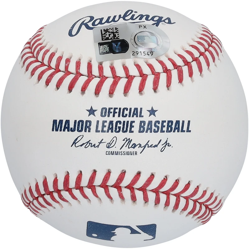 Balle de baseball autographiée par Jordan Lawlar des Diamondbacks de l'Arizona avec l'inscription « MLB Debut 9-7-23 »