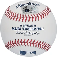 Balle de baseball autographiée par Jordan Lawlar des Diamondbacks de l'Arizona avec l'inscription « MLB Debut 9-7-23 »