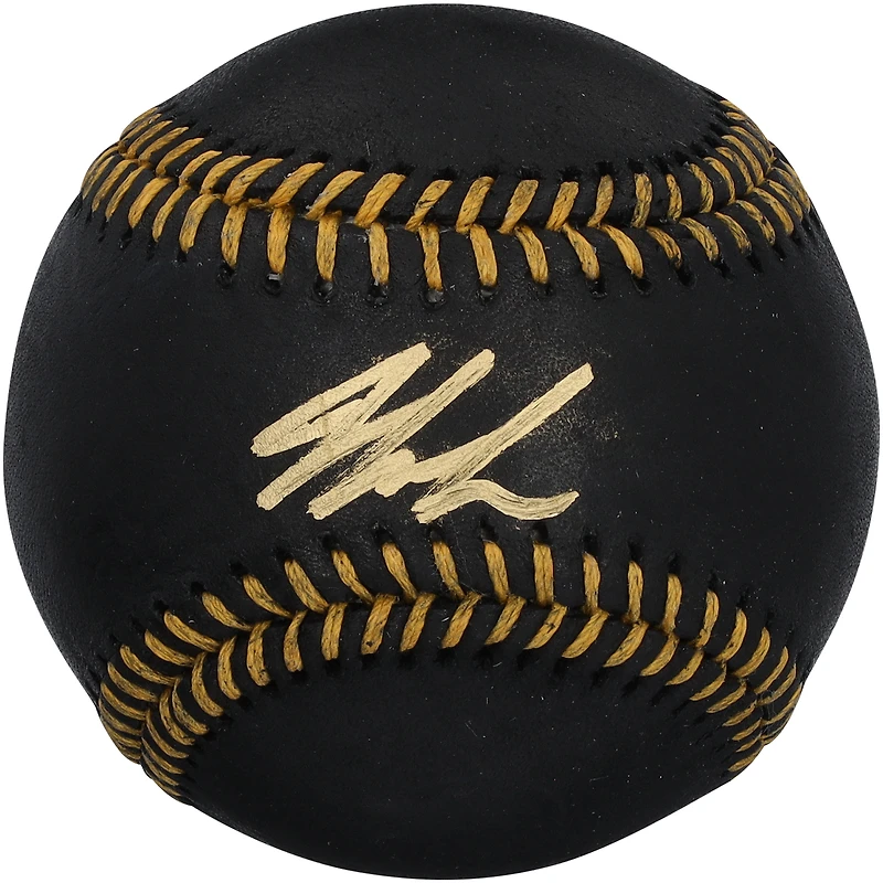 Jordan Lawlar Arizona Diamondbacks Autographed Black Leather Baseball