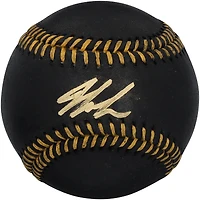 Jordan Lawlar Arizona Diamondbacks Autographed Black Leather Baseball
