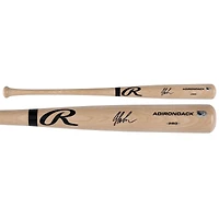 Jordan Lawlar Arizona Diamondbacks Autographed Blonde Rawlings Pro Bat