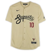 Maillot réplique Nike City Connect sable autographié de Jordan Lawlar (Arizona Diamondbacks)