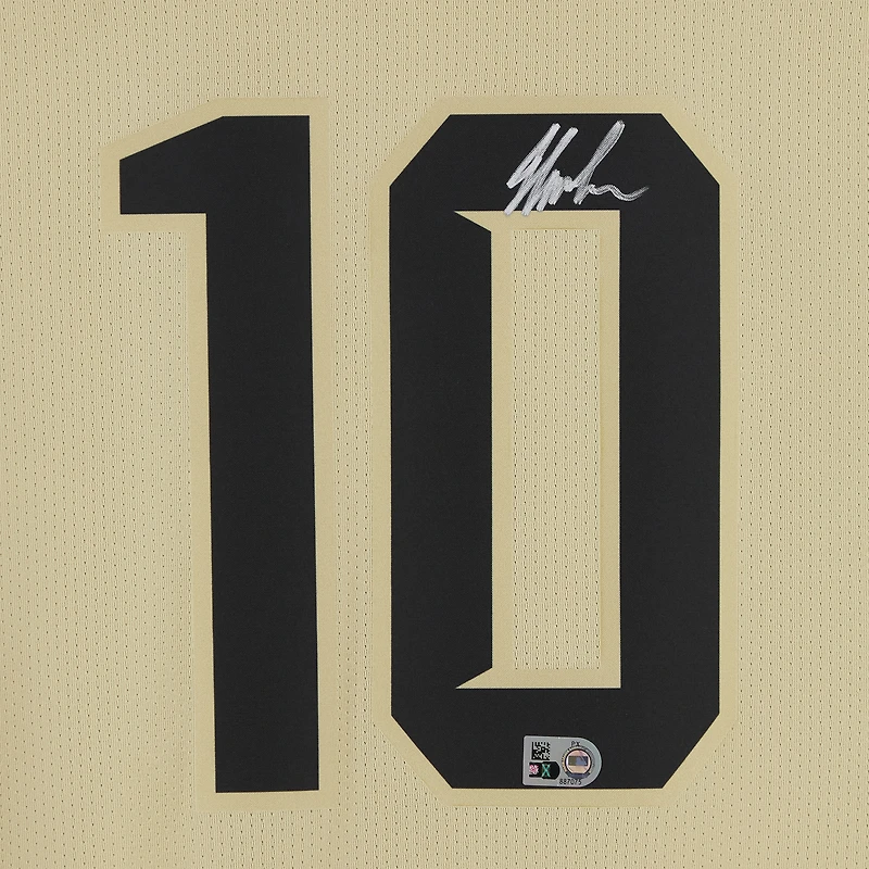 Maillot réplique Nike City Connect sable autographié de Jordan Lawlar (Arizona Diamondbacks)