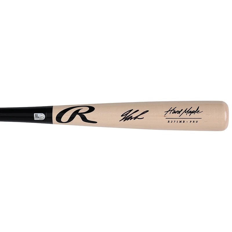 Jordan Lawlar Arizona Diamondbacks Autographed Tan/Black Rawlings Player Preferred Bat