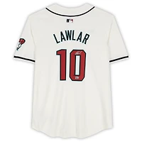 Jordan Lawlar Arizona Diamondbacks Autographed White Nike Limited Jersey