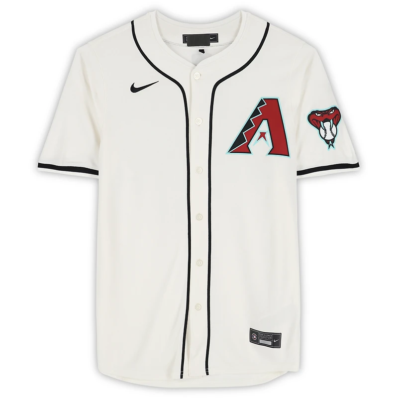 Jordan Lawlar Arizona Diamondbacks Autographed White Nike Limited Jersey