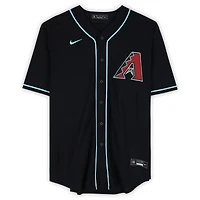 Maillot réplique noir Nike autographié de Ketel Marte, Diamondbacks de l'Arizona