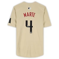 Ketel Marte Arizona Diamondbacks Autographed Sand Nike City Connect Replica Jersey
