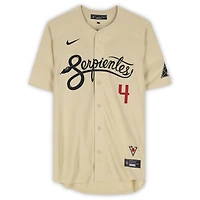 Ketel Marte Arizona Diamondbacks Autographed Sand Nike City Connect Replica Jersey
