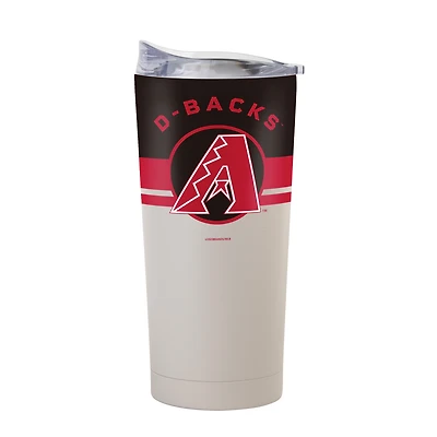 Gobelet isotherme Arizona Diamondbacks 20 oz Horizon à revêtement en poudre Logo Brands