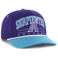 Men's '47  Purple Arizona Diamondbacks City Connect Roscoe Rope Hitch Adjustable Hat