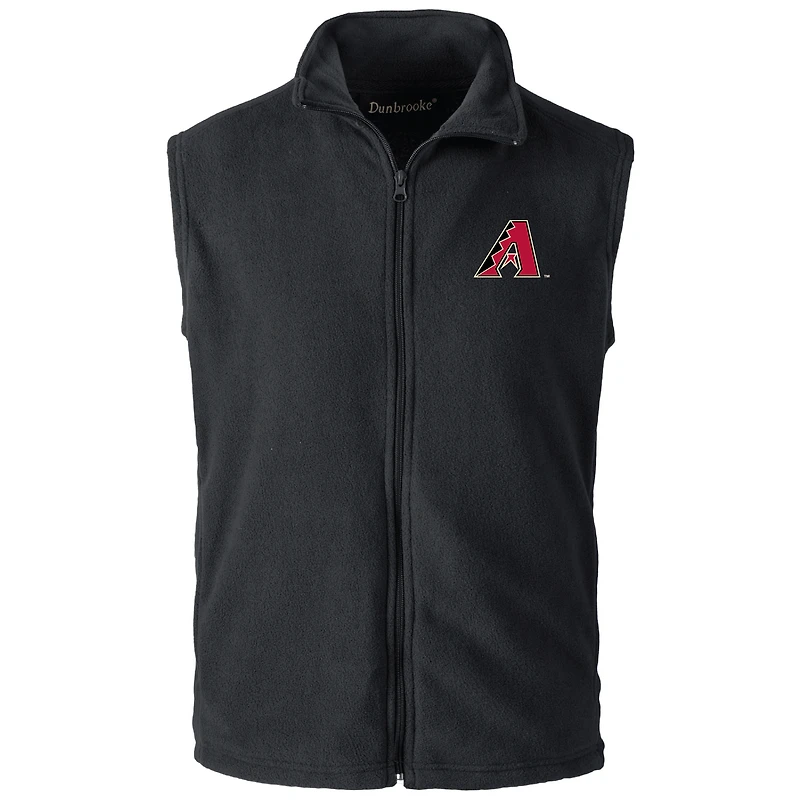 Gilet zippé Dunbrooke Black pour homme des Arizona Diamondbacks de Houston