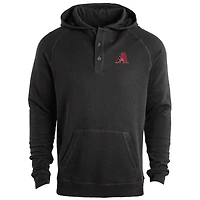 Sweat à capuche léger manches raglan Dunbrooke Black Arizona Diamondbacks Montana pour hommes