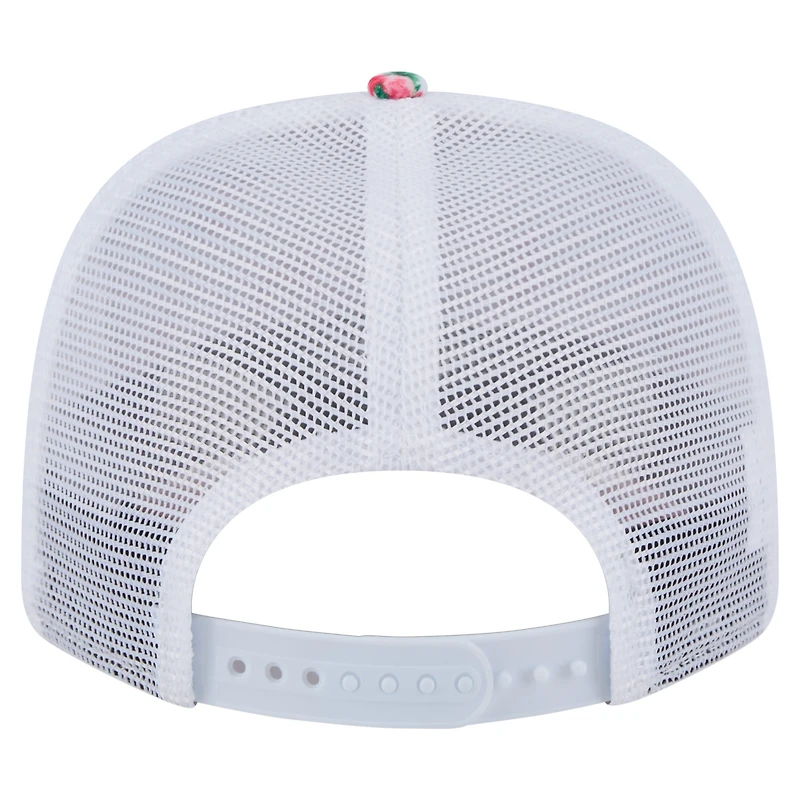 Casquette extensible à bouton-pression Flamingo 9SEVENTY blanche des Diamondbacks de l'Arizona pour homme de New Era