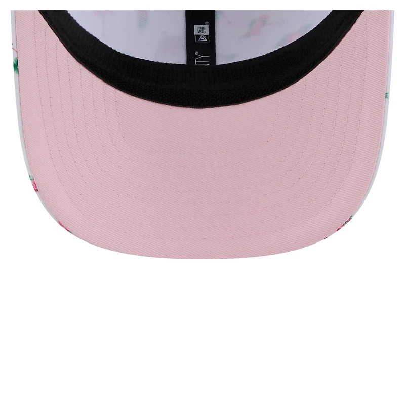 Men's New Era White Arizona Diamondbacks Flamingo Mesh Back 9SEVENTY Stretch-Snap Hat
