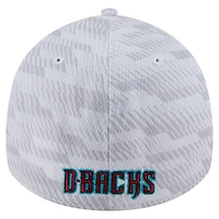 Casquette New Era blanche Arizona Diamondbacks Graded 39THIRTY Flex pour homme