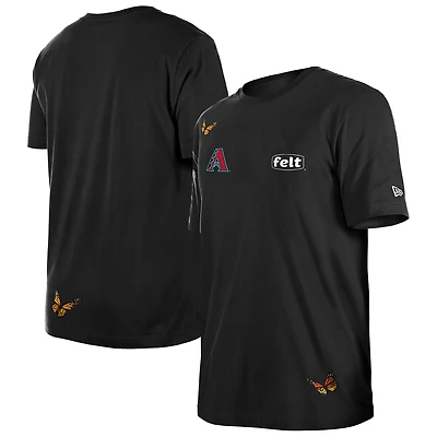 T-shirt noir Arizona Diamondbacks de New Era x Felt pour homme