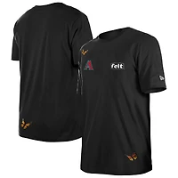 T-shirt noir Arizona Diamondbacks de New Era x Felt pour homme