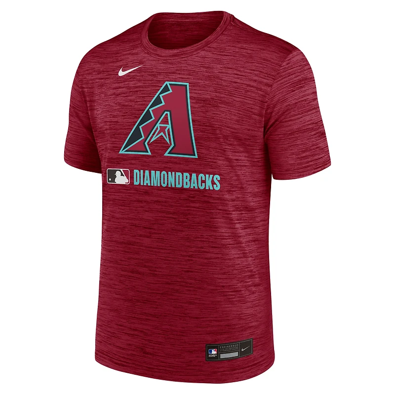 T-shirt Nike rouge Arizona Diamondbacks Authentic Collection Velocity Dri-FIT pour homme