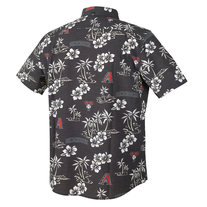Haut boutonné Kekai Performance pour homme, noir, des Diamondbacks de l'Arizona, Reyn Spooner