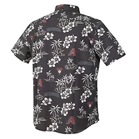 Haut boutonné Kekai Performance pour homme, noir, des Diamondbacks de l'Arizona, Reyn Spooner