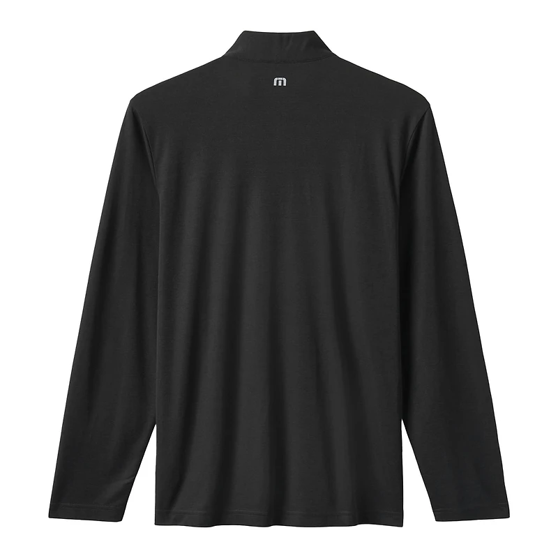 Pull à glissière quart de tour tri-blend Time to Tailgate pour homme TravisMathew Black Arizona Diamondbacks