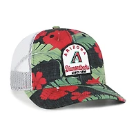Casquette trucker ajustable Arizona Diamondbacks Beachside noire pour homme, modèle 47