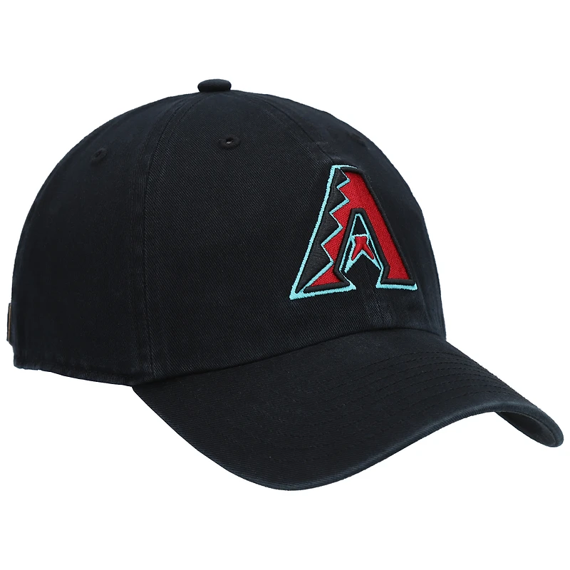 Men's '47 Black Arizona Diamondbacks Clean Up Adjustable Hat