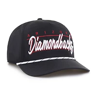 Casquette ajustable Condor Hitch noire des Diamondbacks de l'Arizona pour homme, modèle 1947